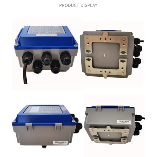 Ultrasonic Flow Meter TUF-2000B Liquid Water Flow Control Meter Flowmeter Counter Display with TM-1Clamp-On Transducers DN50-700mm