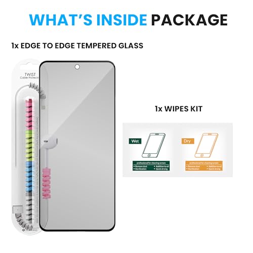 Image of FIRST MART Matte Anti-Glare Tempered Glass for OnePlus Nord CE 6 Lite With Installation Kit | Military-Grade Gaming Screen Protector & Cable Guard | Edge to Edge Coverage | Black