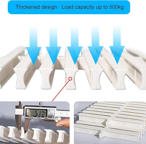 LLurAQE LNNW Swimming Pool Grating Swimming Pool Overflow Grating, Plastic Durable Trough Grating for Driveway Drainage Gutter Grating Patio Pool Deck(30cm)