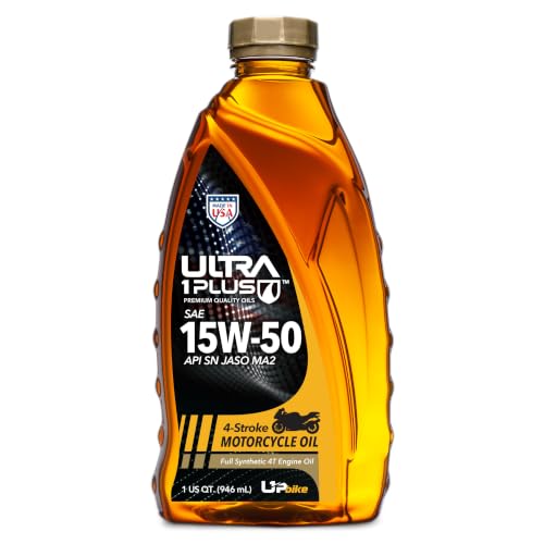 Image of 4T 15W-50 Full Synthetic Motorcycle Oil JASO MA2 API SN 1 Quart