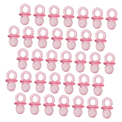 Vaguelly Cute Acrylic Mini Pacifiers 150pcs Baby Shower Decorations Baby Shower Game for Newborn