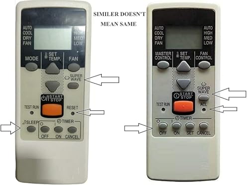 Image of Compatible Remote with O General Window Ac Remote 1.5 Ton AR-RCD2E