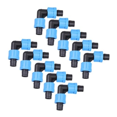 TOGEVAL 10個 点滴灌漑用ロック式ホースコネクター ガーデンアクセサリー 散水用具 家園芸向け 簡単取り付け 耐脱落設計