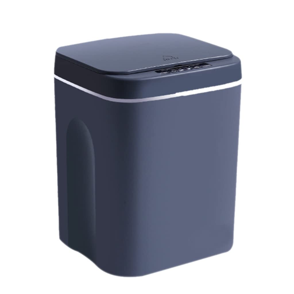 Intelligent Trash Can Automatic Sensor Dustbin Sensor Electric Waste Bin Home Rubbish Can(OneColor)