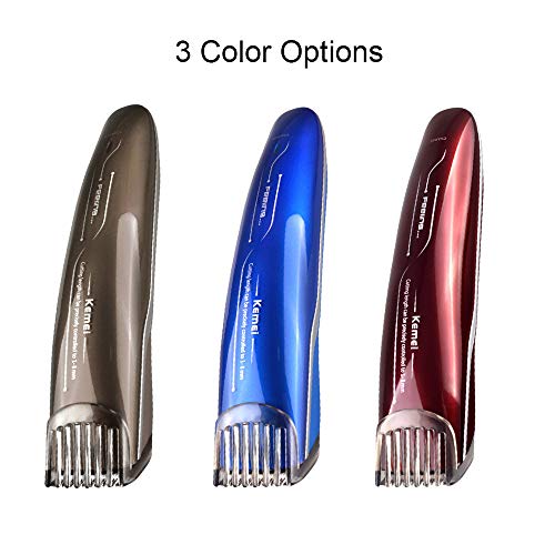 KKmoon Máquina de remoção de cabelo recarregável com escova de limpeza para mulheres e homens KEMEI