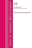 Code of Federal Regulations, Title 15 Commerce and Foreign Trade 800-End, Revised as of January 1, 2020