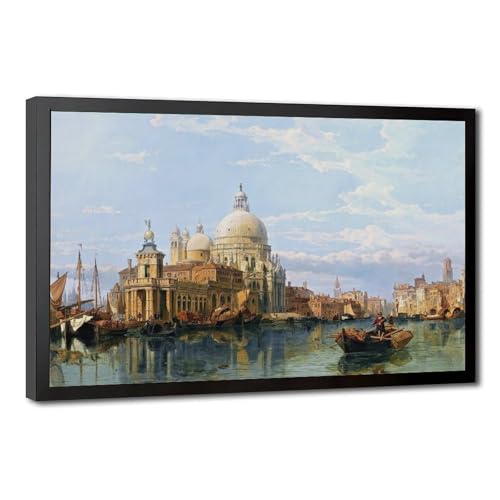 Toile Venise Santa Maria Della Salute George Clarkson Stanfield décoration murale pour bureau 20
