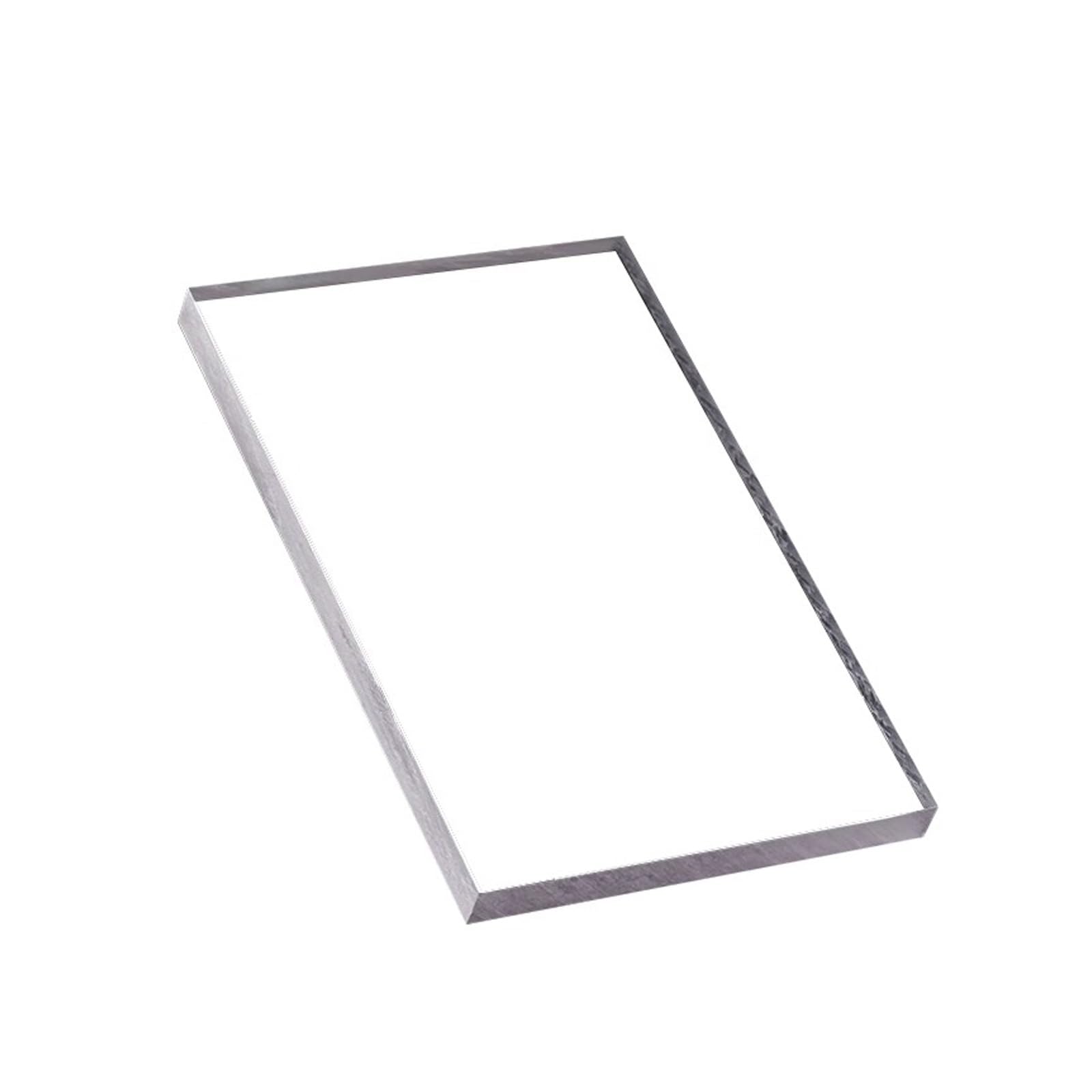 Placas de Policarbonato de 0,3 cm de Grosor, Lámina de Plástico PVC, Lámina de Acrílico Transparente, para Agricultura, Invernaderos(50x300cm)