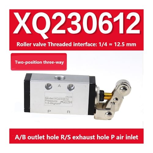 Vanne en aluminium robuste XQ250422 de haute précision à deux positions
