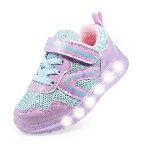 Baskets lumineuses mixtes Floranate Flora LU3, le cadeau parfait pour garçons et filles