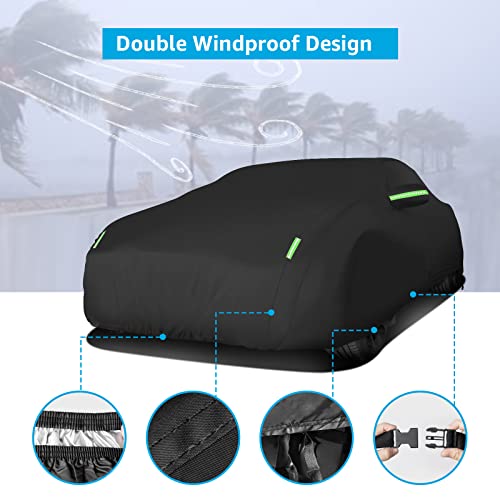 Proadsy PRS197 2024 Upgrade Car Cover For Ford Mustang 1994-2023 2024, Waterproof All Weather For Automobiles, Windproof Snowproof Rain Hail Sun Uv Protection Full Outdoor Indoor Exterior Car Covers thumb #2
