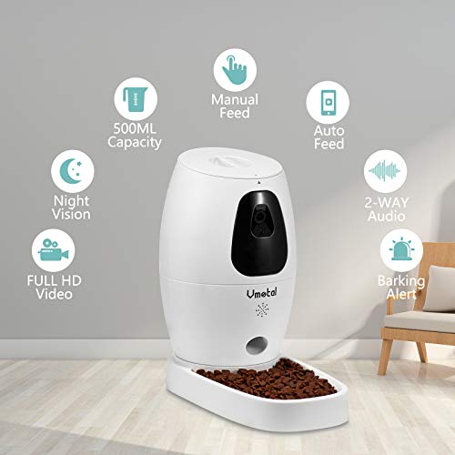image for Vmotal Pet Camera with Automatic Cat Feeder for Cat and Dog, Full HD V