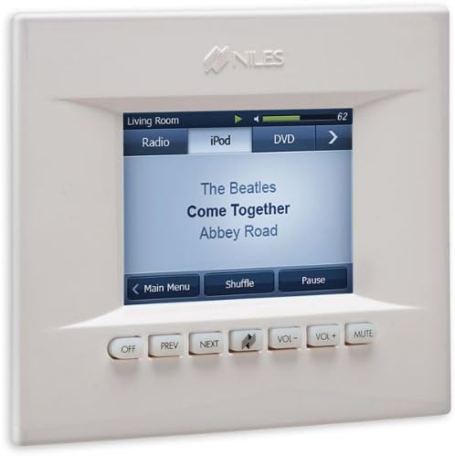 Niles TS-PRO In-wall touchscreen LCD keypad for Niles ZR-6 MultiZone receiver