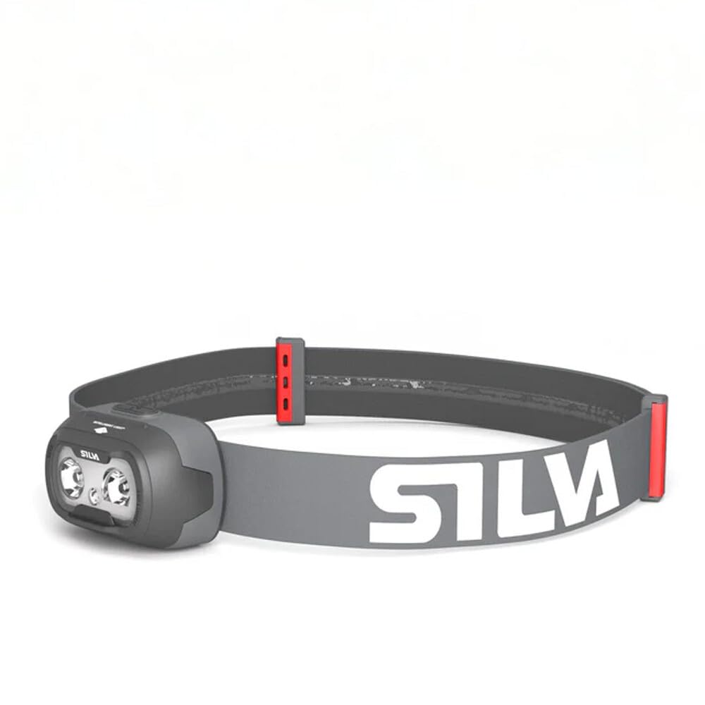 Silva Seek Seek - Linterna frontal LED recargable (450-70 gramos, 450 lúmenes, luz roja, 3 niveles de brillo, luz blanca y roja, indicador de batería, para exterior y correr)