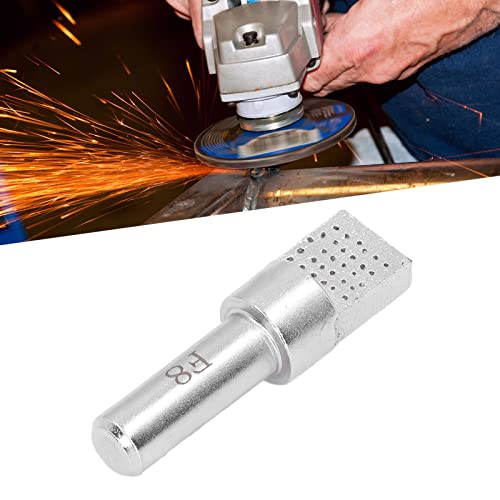 MUNEFE Schleifscheibenabrichter, Diamantbeschichtete Abricht- und Entgratwerkzeuge, Diamant-Schleifscheibenabrichter für braune und weiße Korund-Schleifscheiben (10-mm-Schaft)