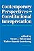 Contemporary Perspectives On Constitutional Interpretation