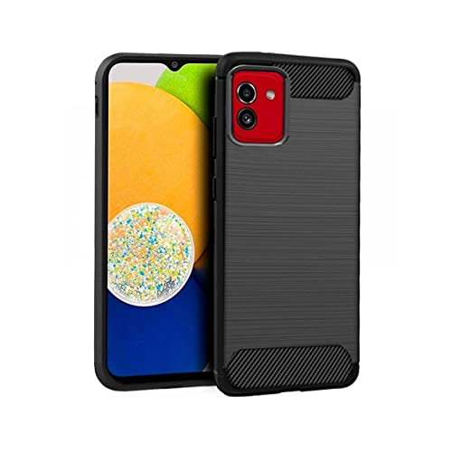 Coque Samsung A03 Carbone Noir protection antichoc et étui rigide Galaxy A035