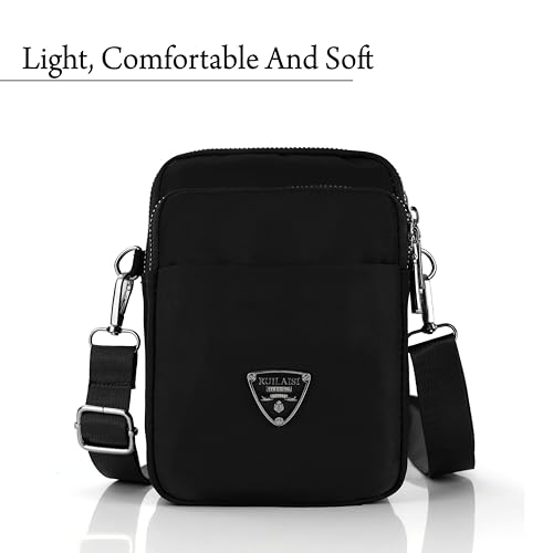 Image of J I Women's Small Cross-Body Phone Bag Stylish Mobile Cell Phone Holder Pocket Purse Wallet Sling Bag Mini Shoulder Bags