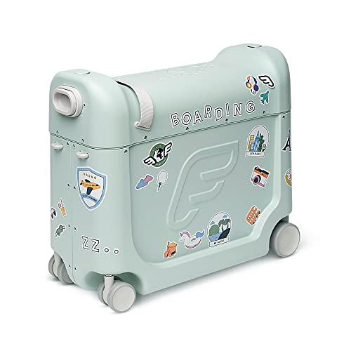 Stokke JetKids BedBox, Green Aurora - Aufsitzkoffer für Kinder von 2-7...