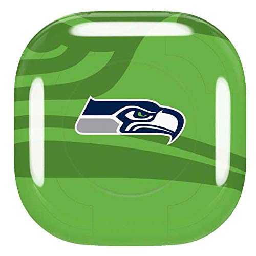 Skinit Decal Audio Skin Compatible with Samsung Galaxy Buds Pro - Officially Licensed NFL Seattle Seahawks Double Vision Design
