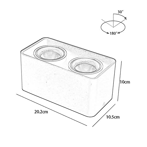 Spot de plafond LED orientable pour l'éclairage du salon moderne