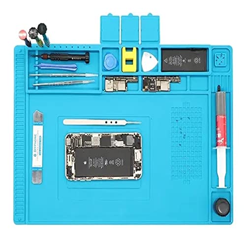 Estação de trabalho GRANDE Manta Antiestática Bancada Magnética para reparo conserto celular Notebook Tablets Silicone