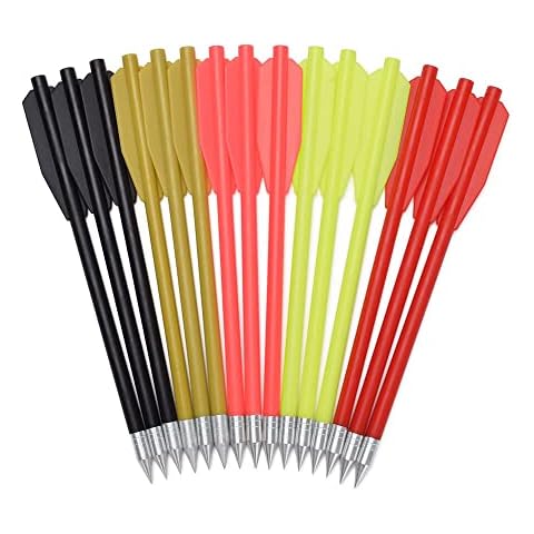 ELONG OUTDOOR 60 Stücke Kunststoff Armbrust Pfeile Cover