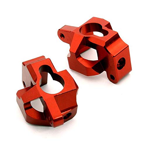 Integy RC Upgrades for HPI, Red Billet Machined Caster Blocks (2) for HPI 1/10 Scale Bullet MT & Bullet ST