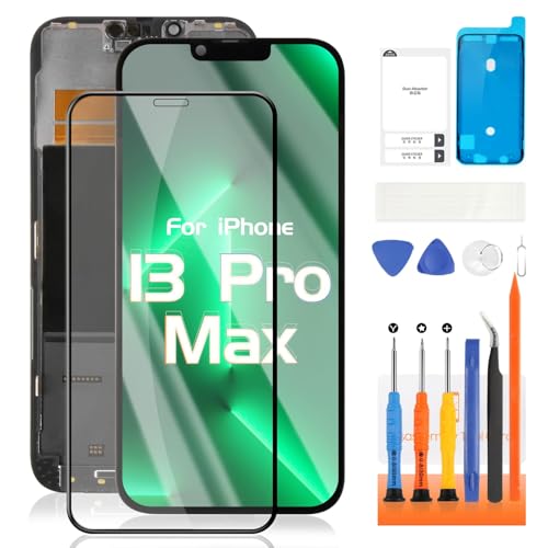 TFT for iPhone 13 Pro Max Screen Replacement for iPhone 13 Pro Max LCD Display A2643 A2484 A2641 A2644 A2645 Screen Digitizer Touch Assembly Repair Kits