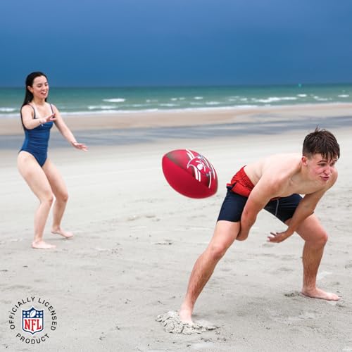 Image of BigMouth 18 inch Inflatable Pool Football Officially Licensed NFL Fan Gear Merchandise Beach Ball Games for Adults and Teens