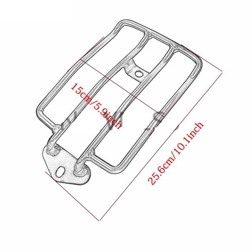 Porte-bagages solo moto Touring acier robuste 1997-2015