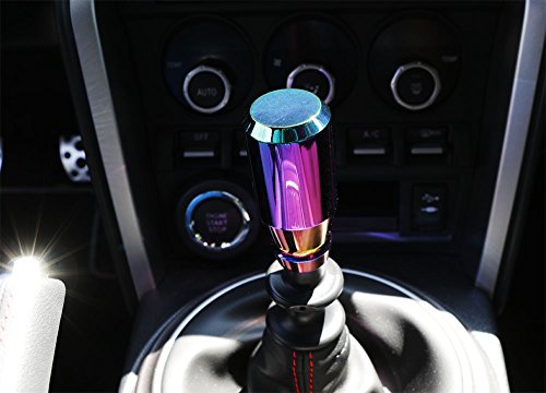 Ijdmtoy Jdm Neo Chrome Manual Or Automatic Shift Knob, Universal Fit, Compatible With Chevrolet Honda Acura Mazda Mitsubishi Nissan Infiniti Lexus Toyota Scion, Etc #TOP3