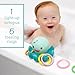 Infantino Light Up Ring Catcher - Illuminating Octopus with Five Tossing Rings for Fine & Gross Motor Skills in Babies & Toddlers, 6M+