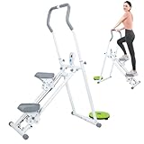 【📊 Suivi de Performance en Temps Réel】:L’écran LCD intégré affiche le temps, le nombre de pas et les calories brûlées, vous permettant de suivre vos progrès facilement. Idéal pour un programme de cardio-training efficace et motivant.