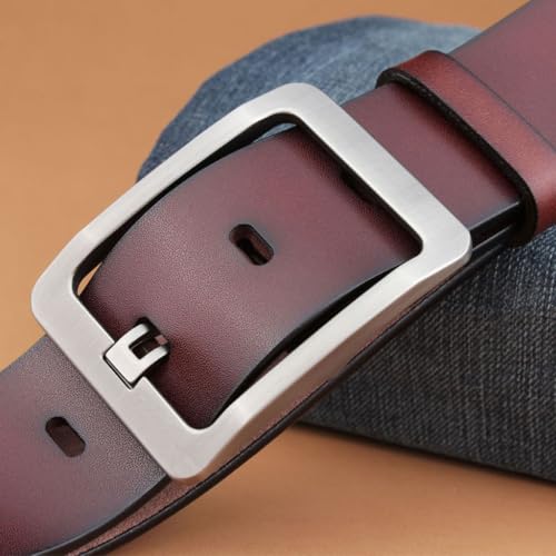 Retro Formal Men's Wide Belt, Large Size, Long Pure Cowhide Casual, Suitable for Casual Business Gifts2