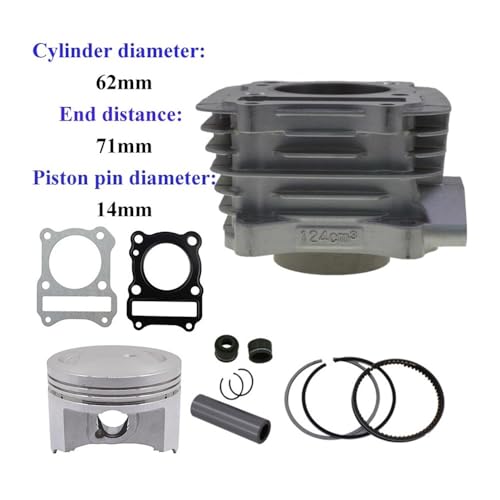 Kit de cilindro de 71 mm para motocicleta motor 150cc de gran diametro con junta y piston 3