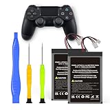 2 pezzi di ricambio per controller PS4, 2026, aggiornamento 7200 mAh, batterie ad alta capacità, compatibili con Sony PS4 Slim/PS4 Pro Dualshock Controller CUH-ZCT2 CUH-ZCT2E CUH-ZCT1E CUH-ZCT1U con