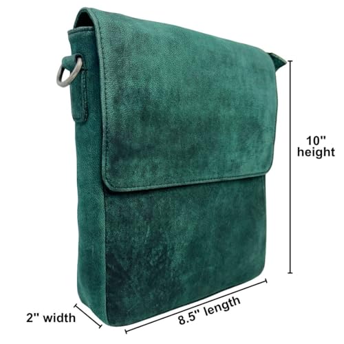 Myra Bag Distressed Leather Messenger Bag - Crossbody Purse for Women2