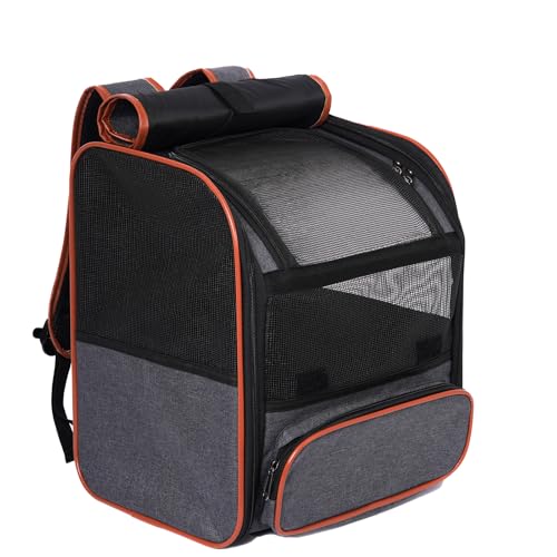 Pesen Cat Backpack Carrier, Breathable & Foldable Pet Carriers for Cats, Small Dogs and Rabbits...
