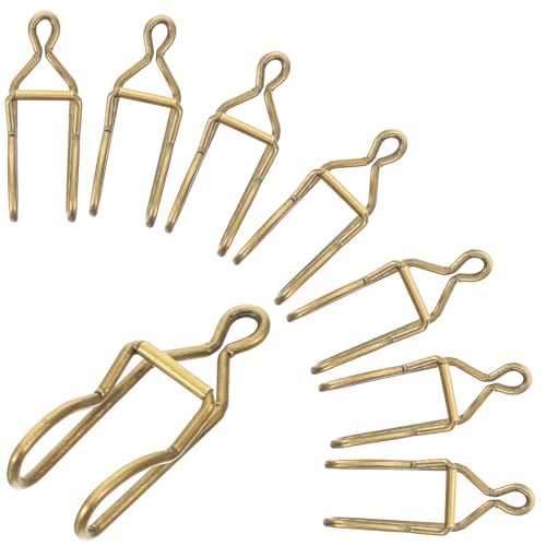 ibasenice Fermoirs en Fer Lot de 50 pour Chaîne de Montre de Poche, Accessoires DIY Sûrs et Lisses pour Bijoux et Créations Artisanales