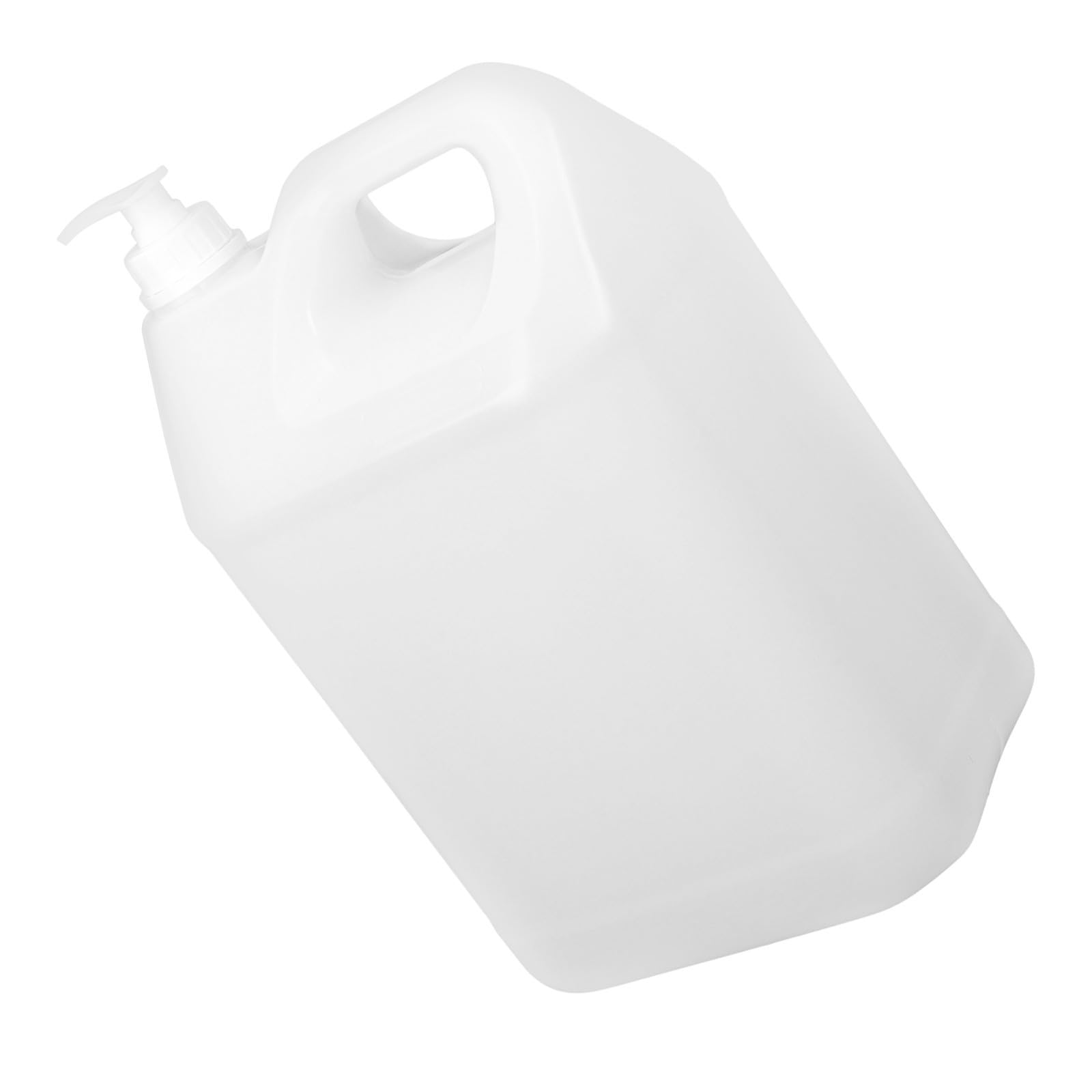 SHINEOFI Rechteckiger Pumpflaschenspender aus Kunststoff 10L, 2 Stück, mit Druckmechanismus für Duschgel und Waschmittel, für Badezimmer und Waschküche
