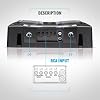 BANDA Audioparts VIKING5000.1 Car Audio Mono Amplifier 1-Channel 5000 Watts Max 1- Ohm with Bass Boost Highpass Filter and Low Pass Filter