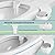 Bidet Attachment for Toilet - WITHLENT Left Hand Bidet Ultra-Slimt Non-Electric Dual Nozzle (Frontal & Rear Wash) Adjustable Water Pressure, Water Bidet Toilet Seat Attachment,Easy to Install (Silver)