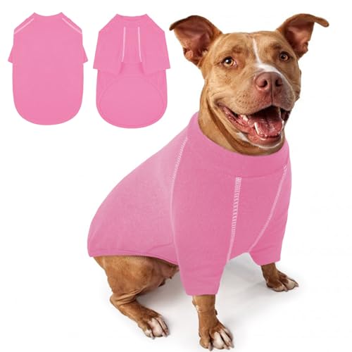 IECOii XXL Dog Sweater,Fleece Dog Sweater Large Size Dog,Warm Large Dog Sweaters for Male Dogs Female Dogs,Dog Fleece Sweatshirt Lightweight Dog Winte