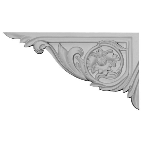 Ekena Millwork SB11X06VI-L Vincent Stair Bracket, Left, 11"W x 6 1/4"H x 5/8"D