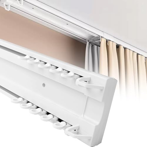 Rail de rideau de plafond en aluminium pour rideaux coulissants