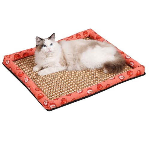 Alfombra refrescante para perros genérica | Nicho para mascotas anticalor, lavable cuadrado, 50 x 40 cm, apto para cuatro estaciones y apartamentos pequeños