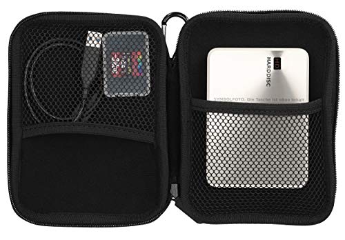 mumbi Funda para disco duro externo de hasta 6,35 cm (2,5"), color amarillo y amarillo mostaza