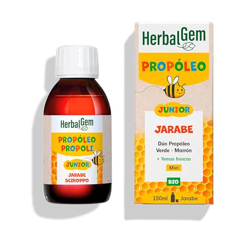HERBALGEM Jarabe de Propóleo Junior BIO 150 ml – Defensas Niños +3 Años