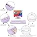 OMOTON Bluetooth Keyboard Compatible with iPad A16 11th 10th Generation, iPad 10.2 (9th/8th/7th), iPad Pro 13/12.9/11 inch, iPad Air/Mini and More iOS Devices, Purple